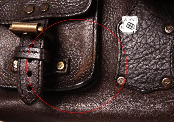 MULBERRY Suede Lining Pocket Design Leather Handbag K-175858_007
