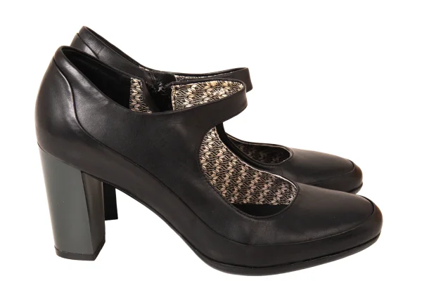 CAMPER Side Zip Leather Heel Pumps K-175861_007