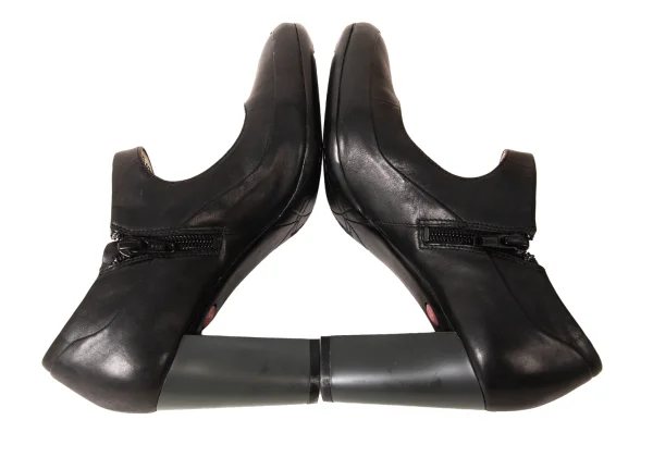 CAMPER Side Zip Leather Heel Pumps K-175861_008