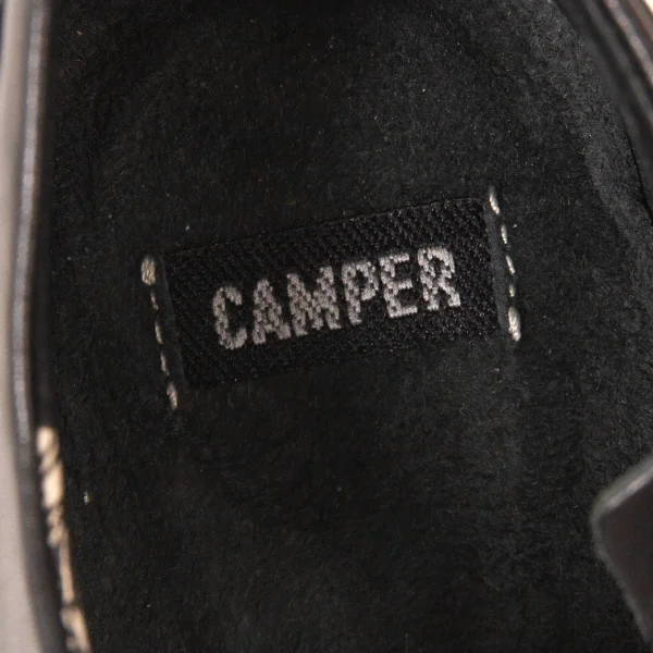 CAMPER Side Zip Leather Heel Pumps K-175861_014