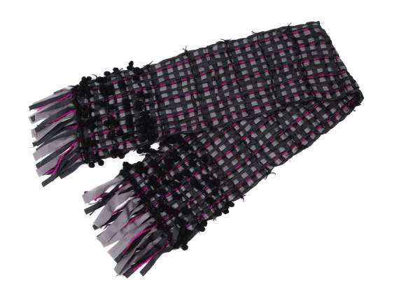 ISSEY MIYAKE WHITE LABEL Decorative Braided Design Stole K-175864_005