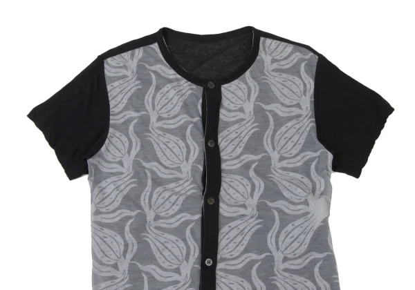 Y's Graphic Switching Front Button T Shirt K-175867_003