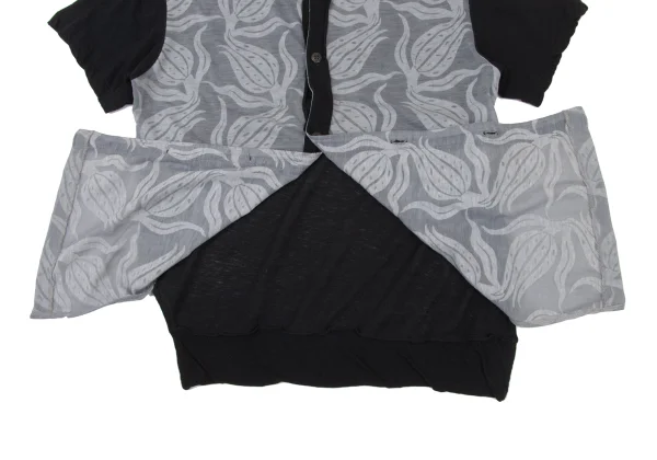 Y's Graphic Switching Front Button T Shirt K-175867_009