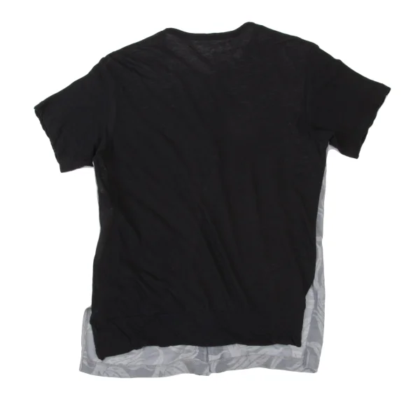 Y's Graphic Switching Front Button T Shirt K-175867_010
