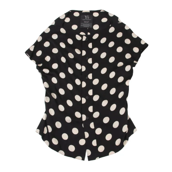 Y's Rayon Dot Print Sleeveless Top K-175868_002