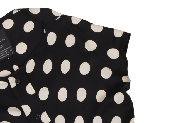 Y's Rayon Dot Print Sleeveless Top K-175868_008