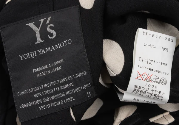 Y's Rayon Dot Print Sleeveless Top K-175868_018
