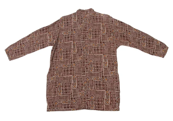 Y's Geometric Print Side Slit Blouse K-175869_011