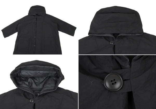 Y's Nylon Padded Reversible Hooded Coat K-175870_004