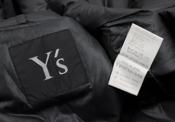Y's Nylon Padded Reversible Hooded Coat K-175870_018
