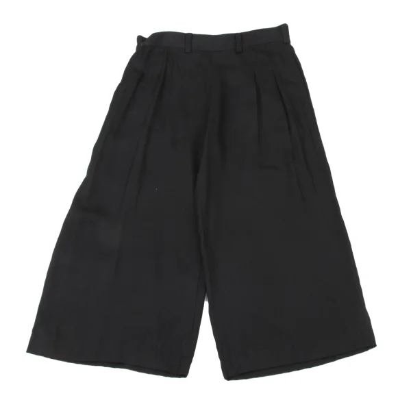 Y's Rayon Tuck Wide Pants Black 3 K-175871_001