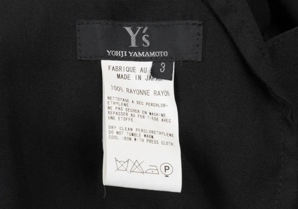 Y's Rayon Tuck Wide Pants K-175871_012