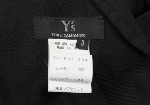 Y's Rayon Tuck Wide Pants K-175871_013
