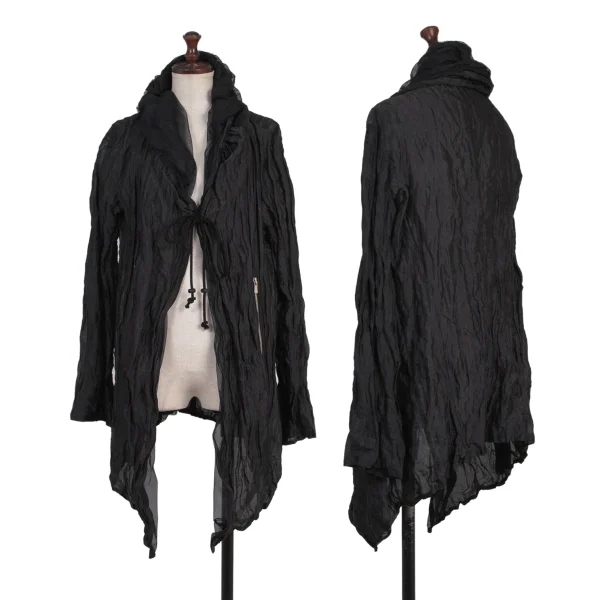 bajra Silk Stainless Neck Cord Jacket Black M K-175873_001