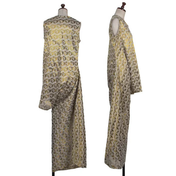tricot COMME des GARCONS Embroidery Jacquard Asymmetry Sleeveless Dress K-175875_002
