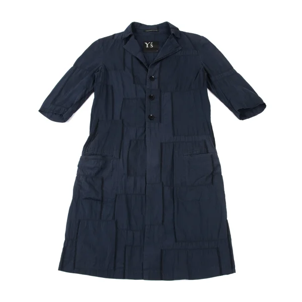 Y's Patch Stitch Design Short Sleeved Coat K-175877_002