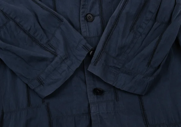 Y's Patch Stitch Design Short Sleeved Coat K-175877_008