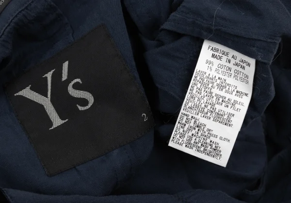 Y's Patch Stitch Design Short Sleeved Coat K-175877_018