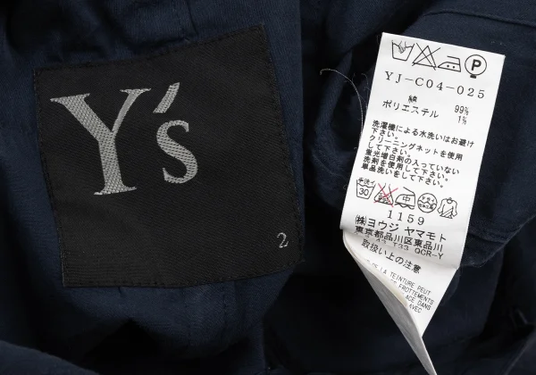 Y's Patch Stitch Design Short Sleeved Coat K-175877_019