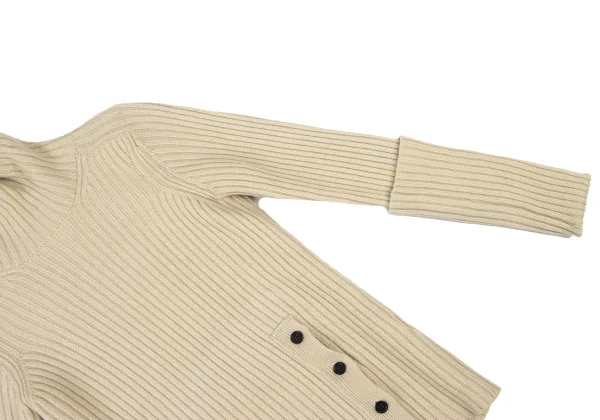 Y's Wool Hem Slit Button Knit K-175882_004