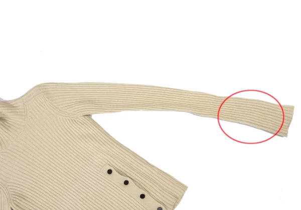 Y's Wool Hem Slit Button Knit K-175882_005