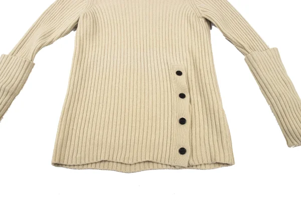 Y's Wool Hem Slit Button Knit K-175882_008