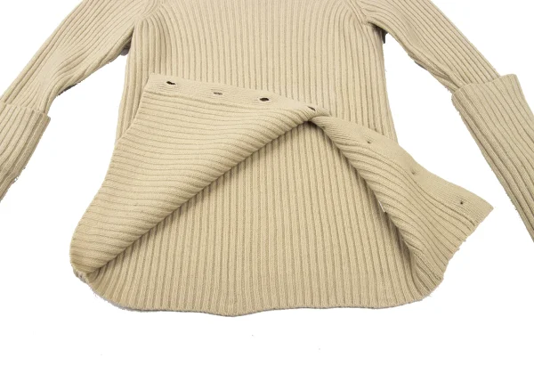 Y's Wool Hem Slit Button Knit K-175882_012