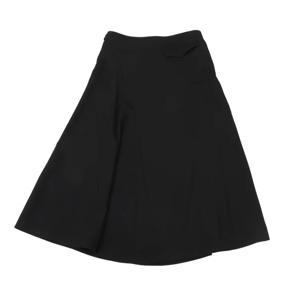 Y's Wool Gabardine Bias Switching Skirt K-175883_002