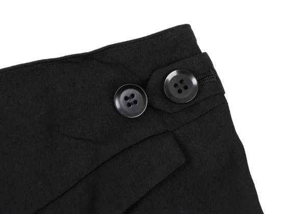 Y's Wool Gabardine Bias Switching Skirt K-175883_011