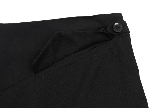 Y's Wool Gabardine Bias Switching Skirt K-175883_012