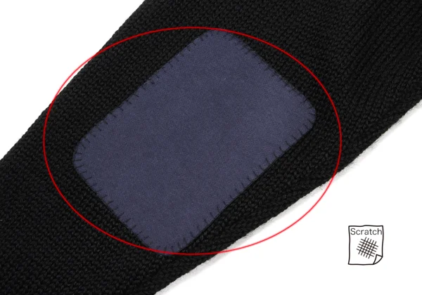 Y's for men Wool Elbow Patch Knit Cardigan K-175884_014