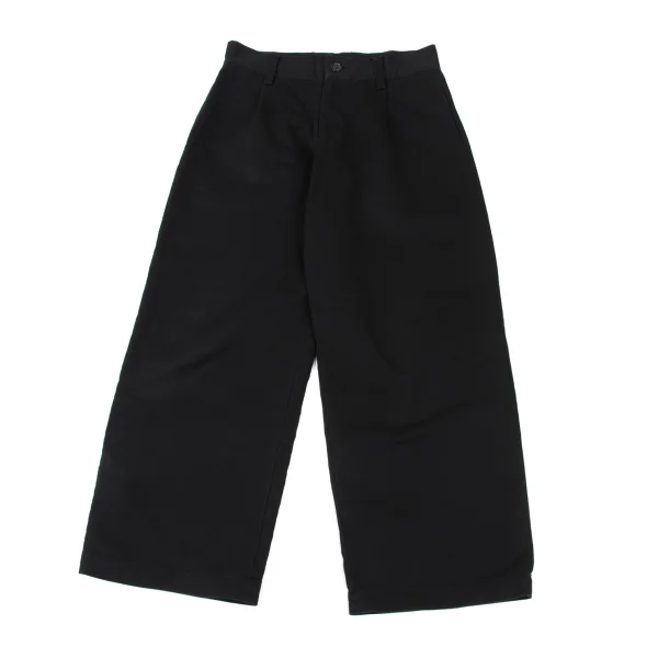 LIMI feu Cotton Tuck Pants Black S K-175887_001