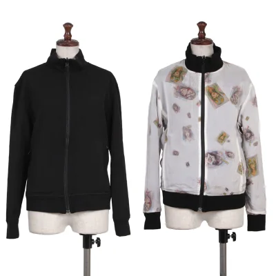 Ground Y Yasuto Sasada GIRL Graphic Print Reversible Blouson