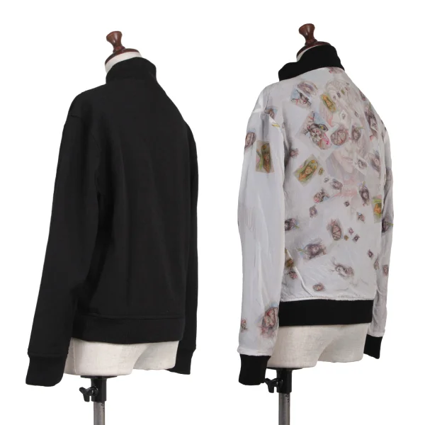 Ground Y Yasuto Sasada GIRL Graphic Print Reversible Blouson K-175889_002