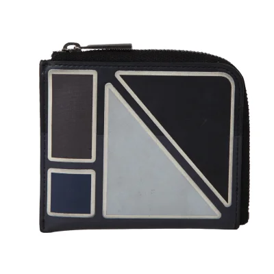 ISSEY MIYAKE GOOD GOODS Panel Design Leather Wallet