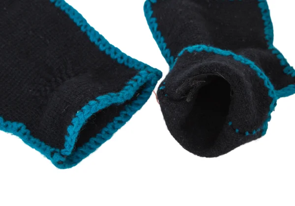 Vivienne Westwood Orb Patch Fingerless Knit Glove K-175892_005