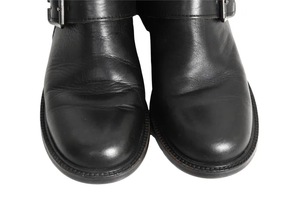 Yohji Yamamoto FEMME Belted Leather Boots K-175893_005