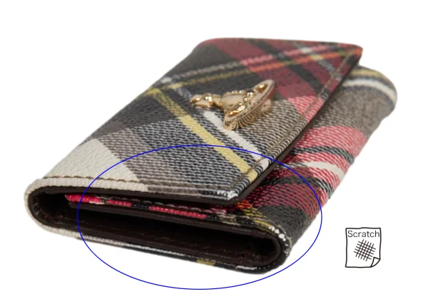 Vivienne Westwood Check Orb Key Case K-175896_005
