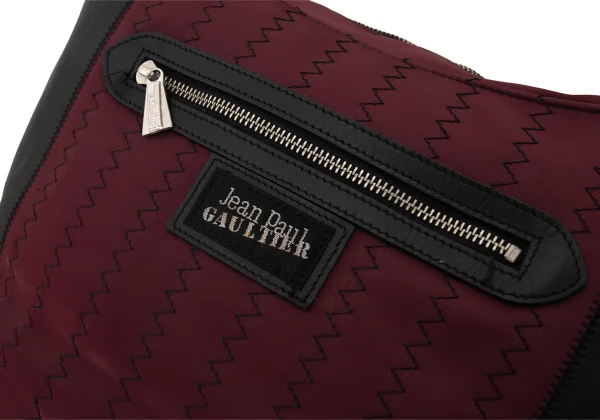 JPG by GAULTIER Zigzag Stitch Leather Backpack K-175901_006