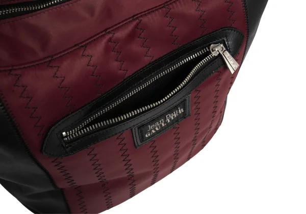 JPG by GAULTIER Zigzag Stitch Leather Backpack K-175901_007