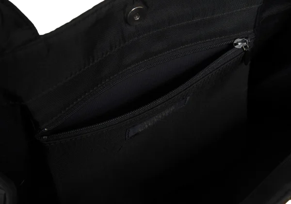 Jean Paul GAULTIER Flocked Logo Stripe Switching Bag K-175903_017