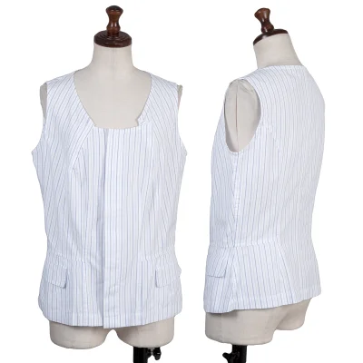 COMME des GARCONS Striped Shirt Vest