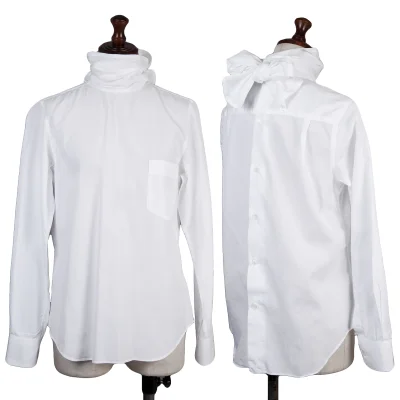 COMME des GARCONS Back Opening Stole Neck Blouse