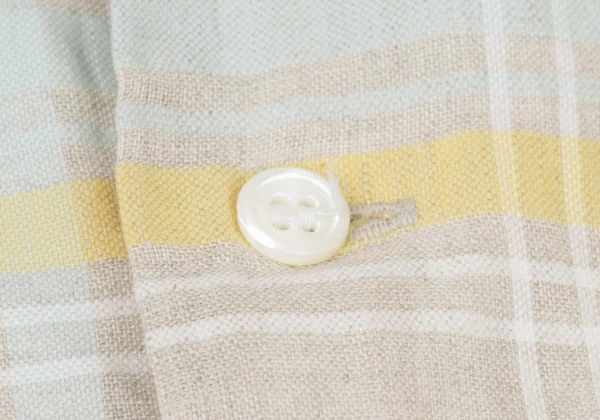 robe de chambre COMME des GARCONS Hem Ruffle Oversized Check Short Sleeve Shirt K-175912_005