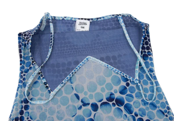 Jean Paul GAULTIER FEMME Multi-dot Print Mesh Camisole Tunic K-175913_006