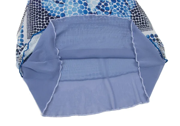 Jean Paul GAULTIER FEMME Multi-dot Print Mesh Camisole Tunic K-175913_009