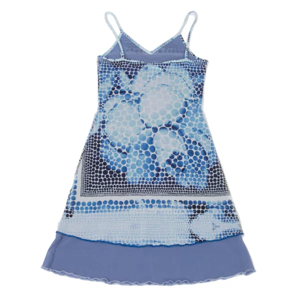 Jean Paul GAULTIER FEMME Multi-dot Print Mesh Camisole Tunic K-175913_010