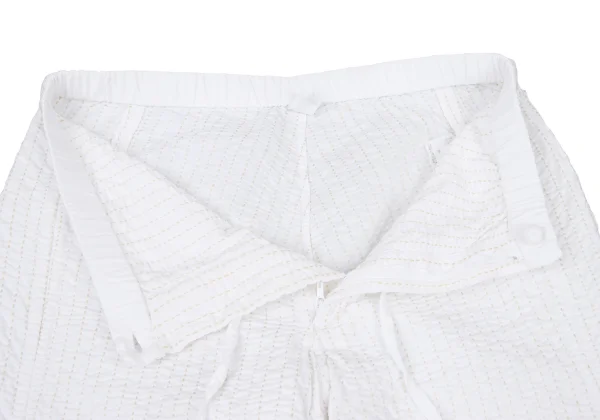 ISSEY MIYAKE HaaT Drawstring Waist Sashiko Pants K-175915_004