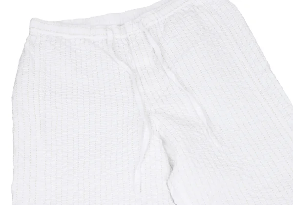 ISSEY MIYAKE HaaT Drawstring Waist Sashiko Pants K-175916_003