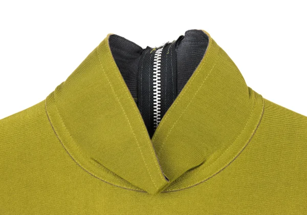 Jean Paul GAULTIER FEMME Nylon Blend Bonded Back Zip Cropped Top K-175918_004